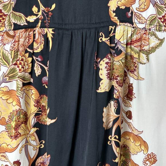 Anthropologie Womens The Brielle Relaxed Buttondown Blouse Floral Size XS - Picture 5 of 11